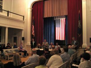 Speaker at Moderators' Forum held in the Meetinghouse