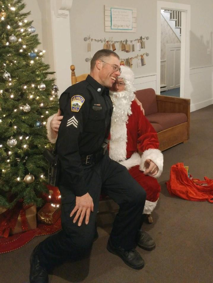 Sergeant Tucker and Santa
